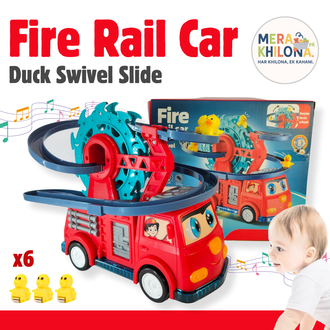 Fire Rail Car โ Duck Swivel Slide