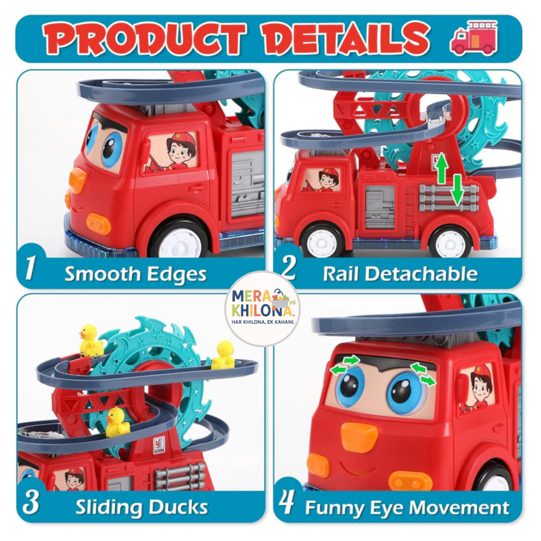 Fire Rail Car โ Duck Swivel Slide