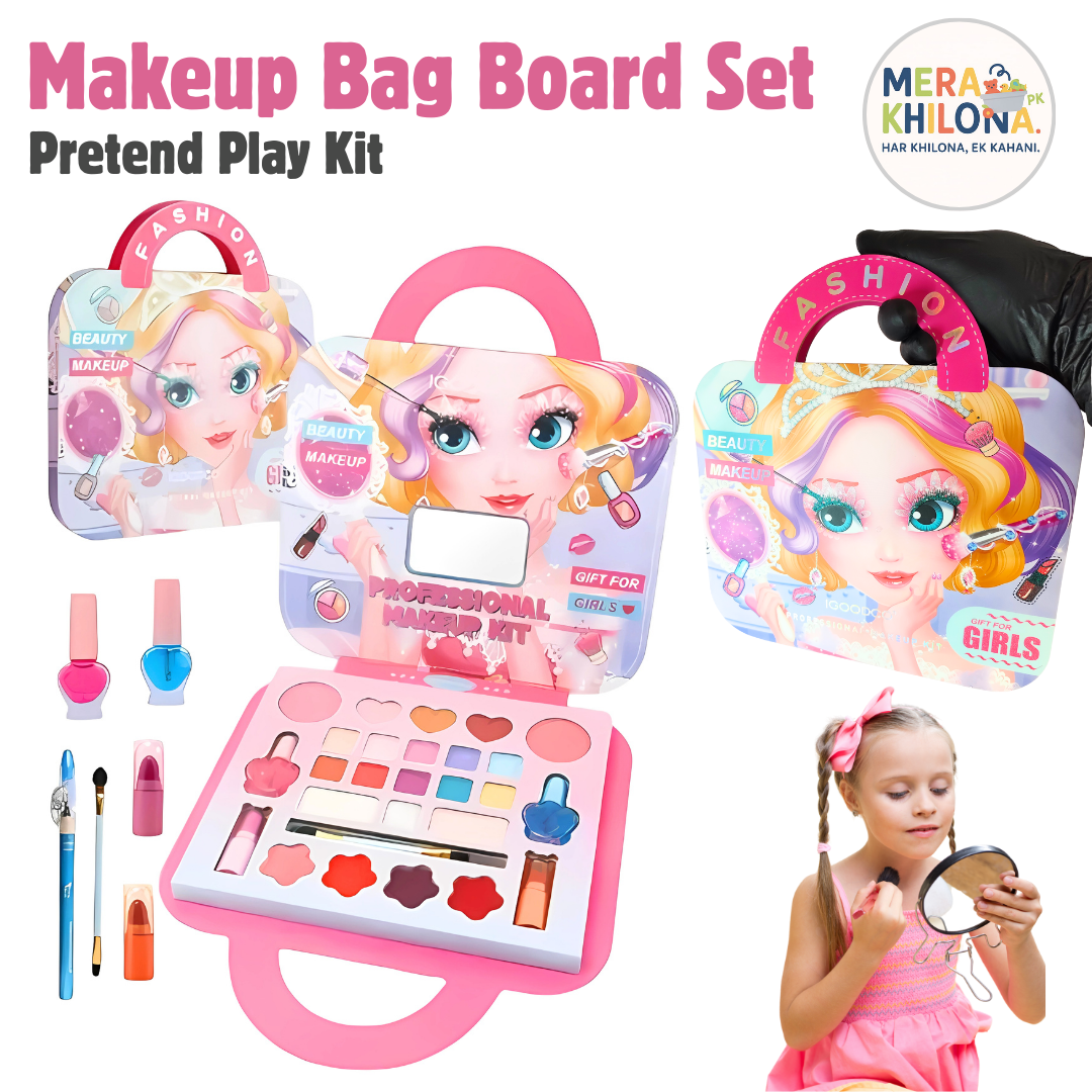 Makeup Bag Board Set โ Pretend Play Kit