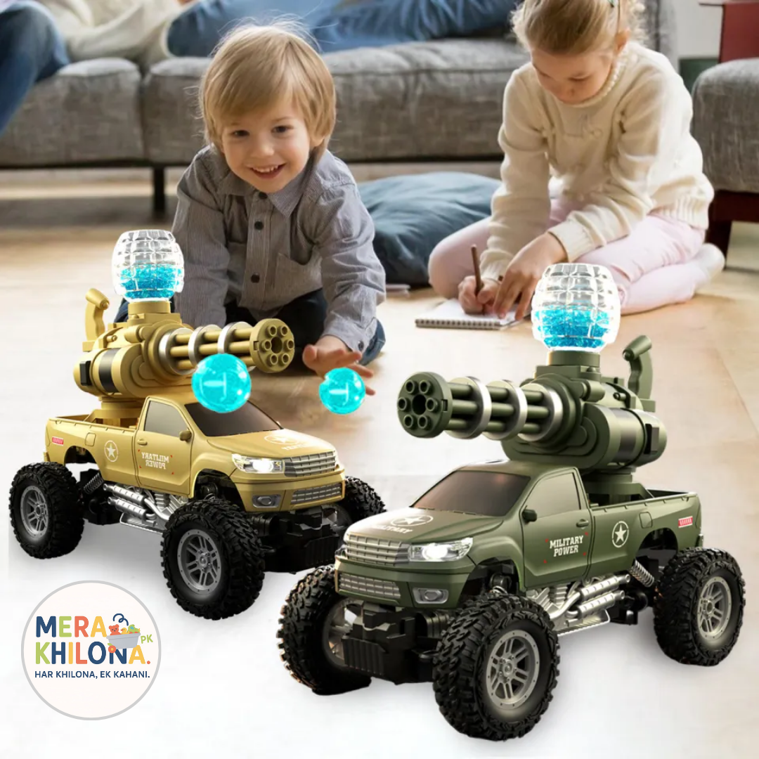 Off-Road RC Rock Crawler Tank – Bubble Shooter