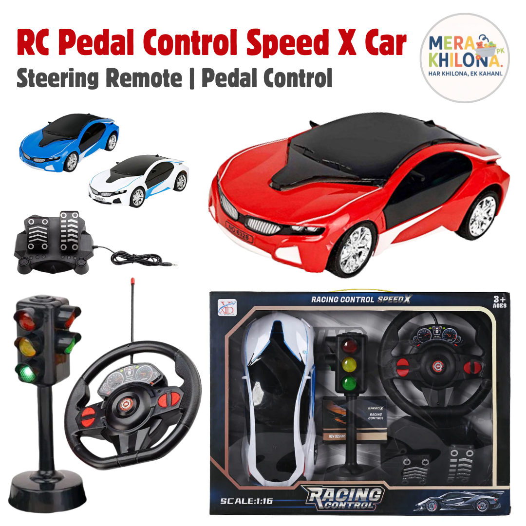 RC Pedal Control Speed X Car
