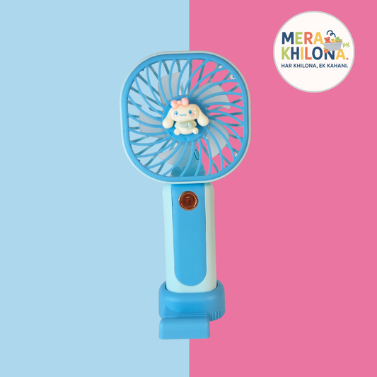 Mini Rechargeable Fan with Phone Holder