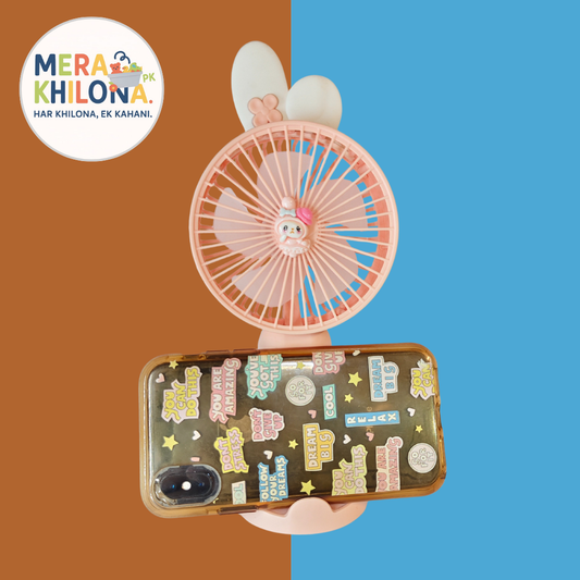 Handheld USB Fan with Mobile Stand