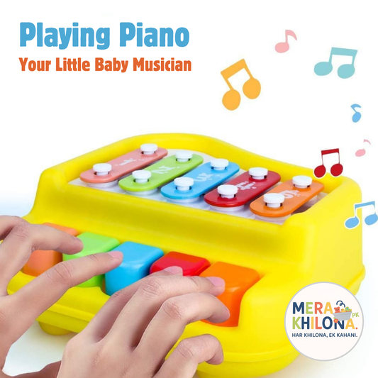 2-in-1 Piano & Xylophone