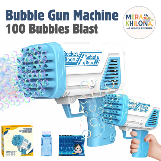 Bubble Gun Machine – 100 Bubbles Per Fire