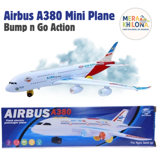 Airbus A380 Mini Plane – Bump n Go Action