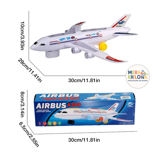 Airbus A380 Mini Plane – Bump n Go Action
