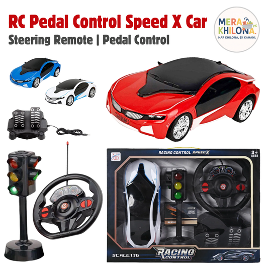 RC Pedal Control Speed X Car