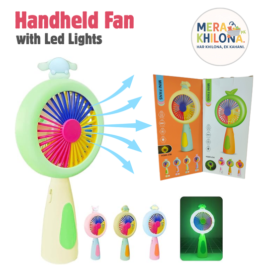 Handed LED Fan with USB Charging