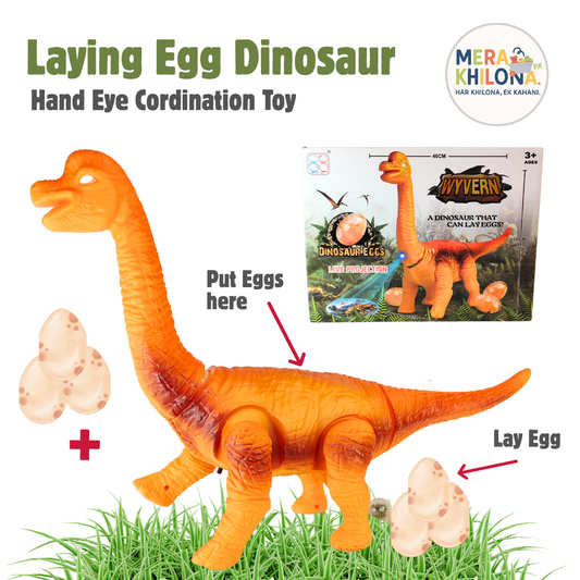 Electric Laying Egg Dinosaur Toy