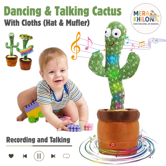 Dancing Cactus Toy with Music & Moves