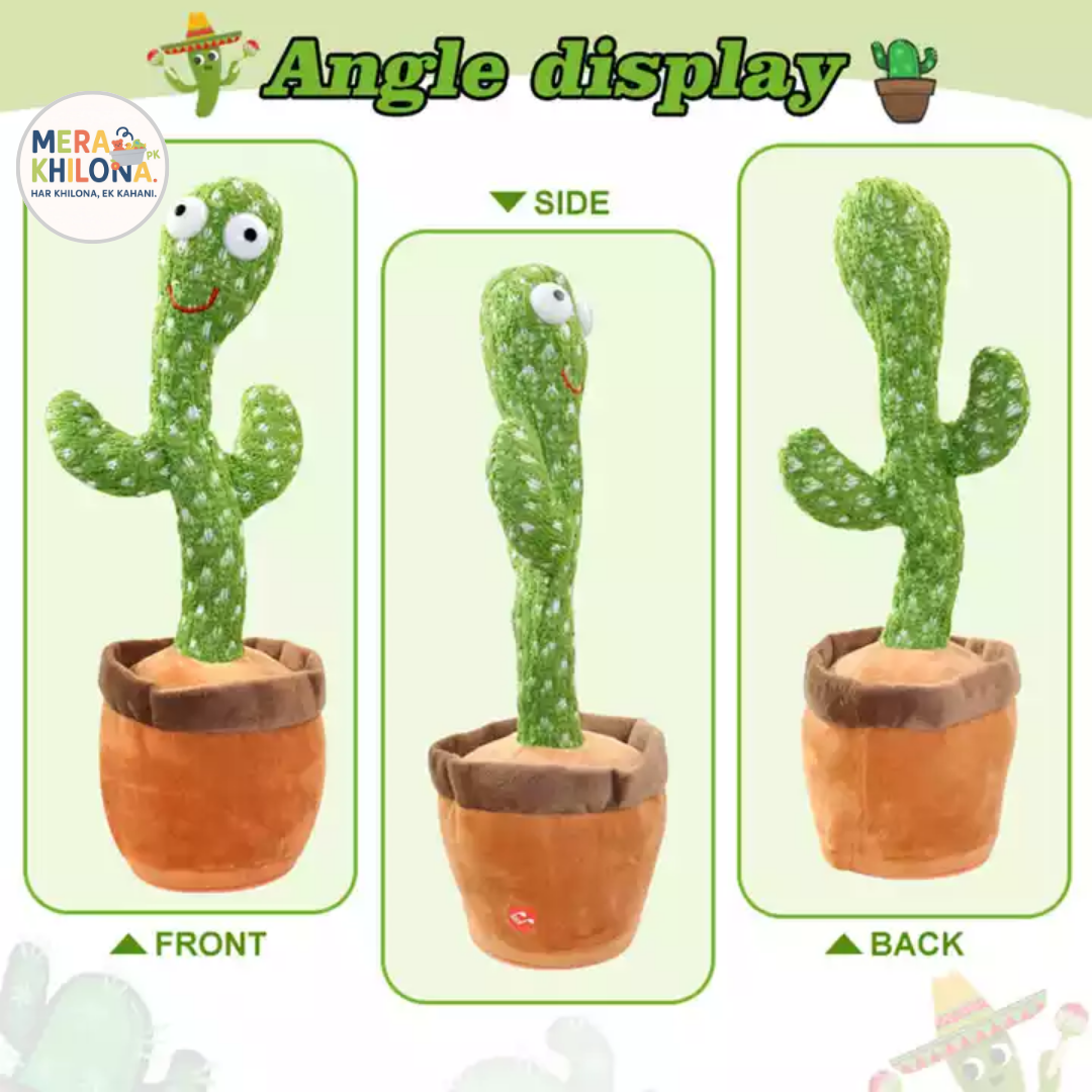 Dancing Cactus Toy with Music & Moves