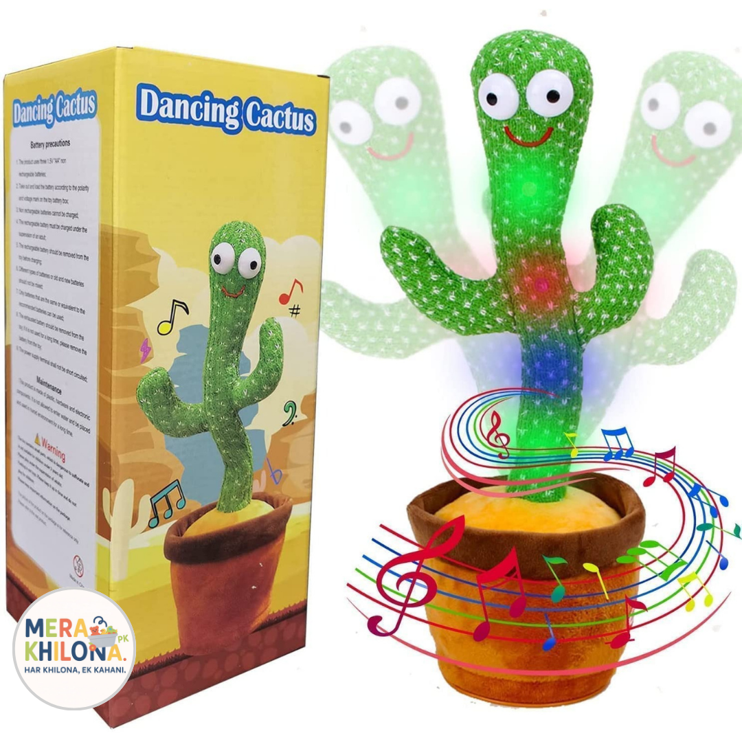 Dancing Cactus Toy with Music & Moves