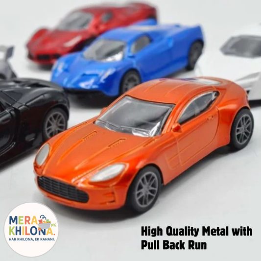 Die-Cast Metal Car Box – 6 in 1 Set