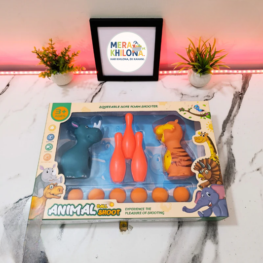 Animal Ball Shoot Bath Toy – 2 in 1 Play Fun