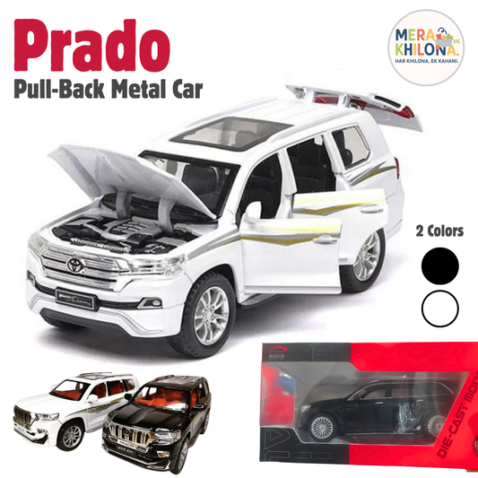 Prado Pull-Back Metal Car – Sturdy Ride